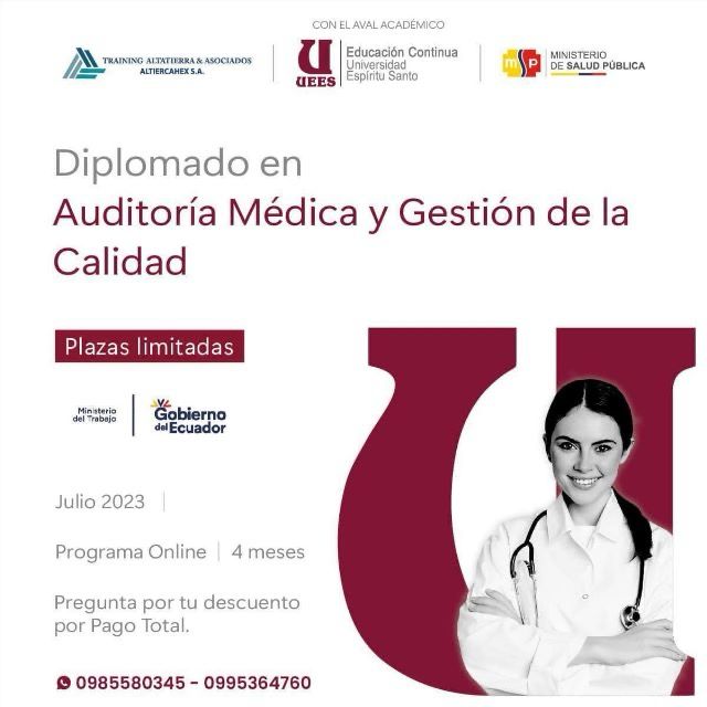 Diplomado en Auditoría Médica y Gestión de la Calidad - UEES