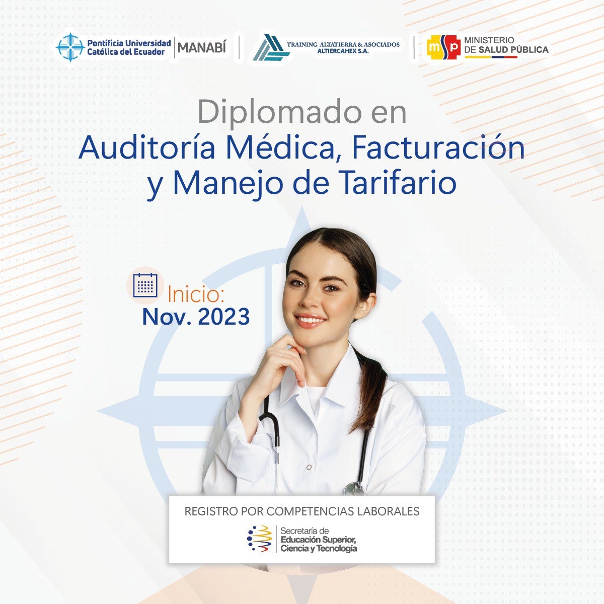 Diplomado en auditoría médica, facturación y manejo de tarifario