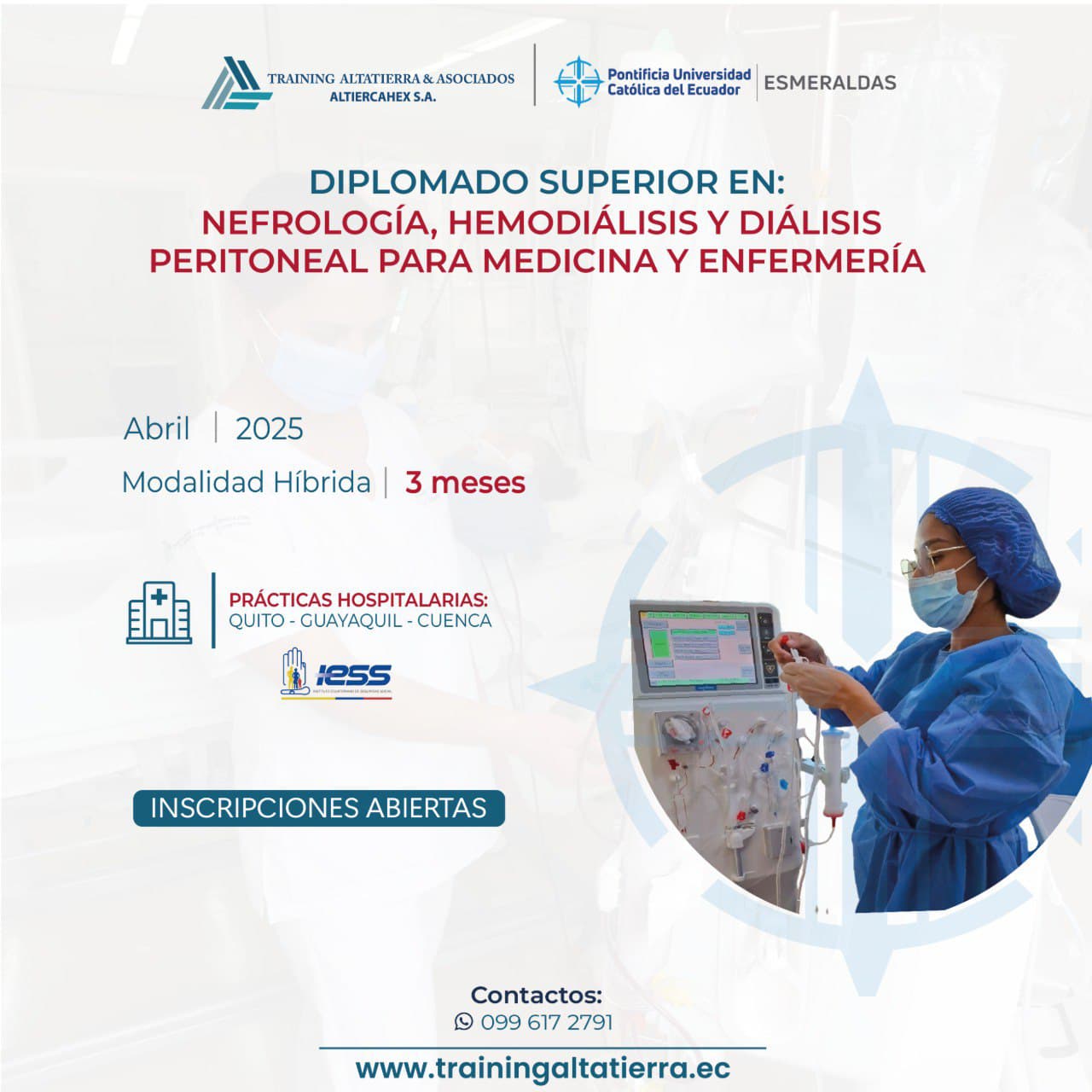 DIPLOMADO SUPERIOR EN NEFROLOGIA, HEMODIALISIS Y DIALISIS PERITONEAL