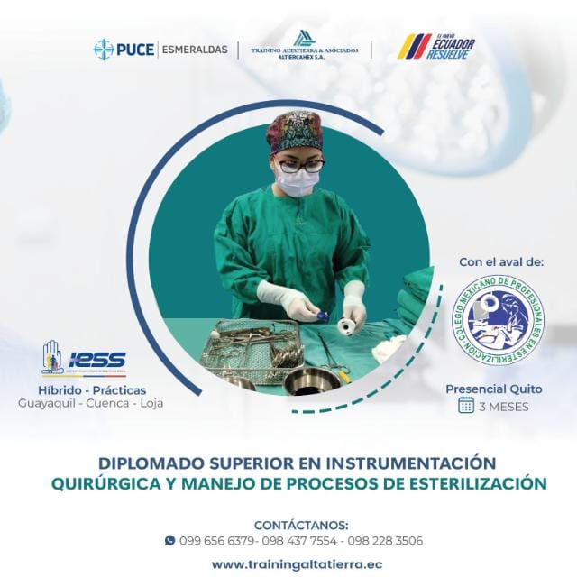 Diplomado Superior en Instrumentación Quirúrgica y Manejo de Procesos de Esterilización 