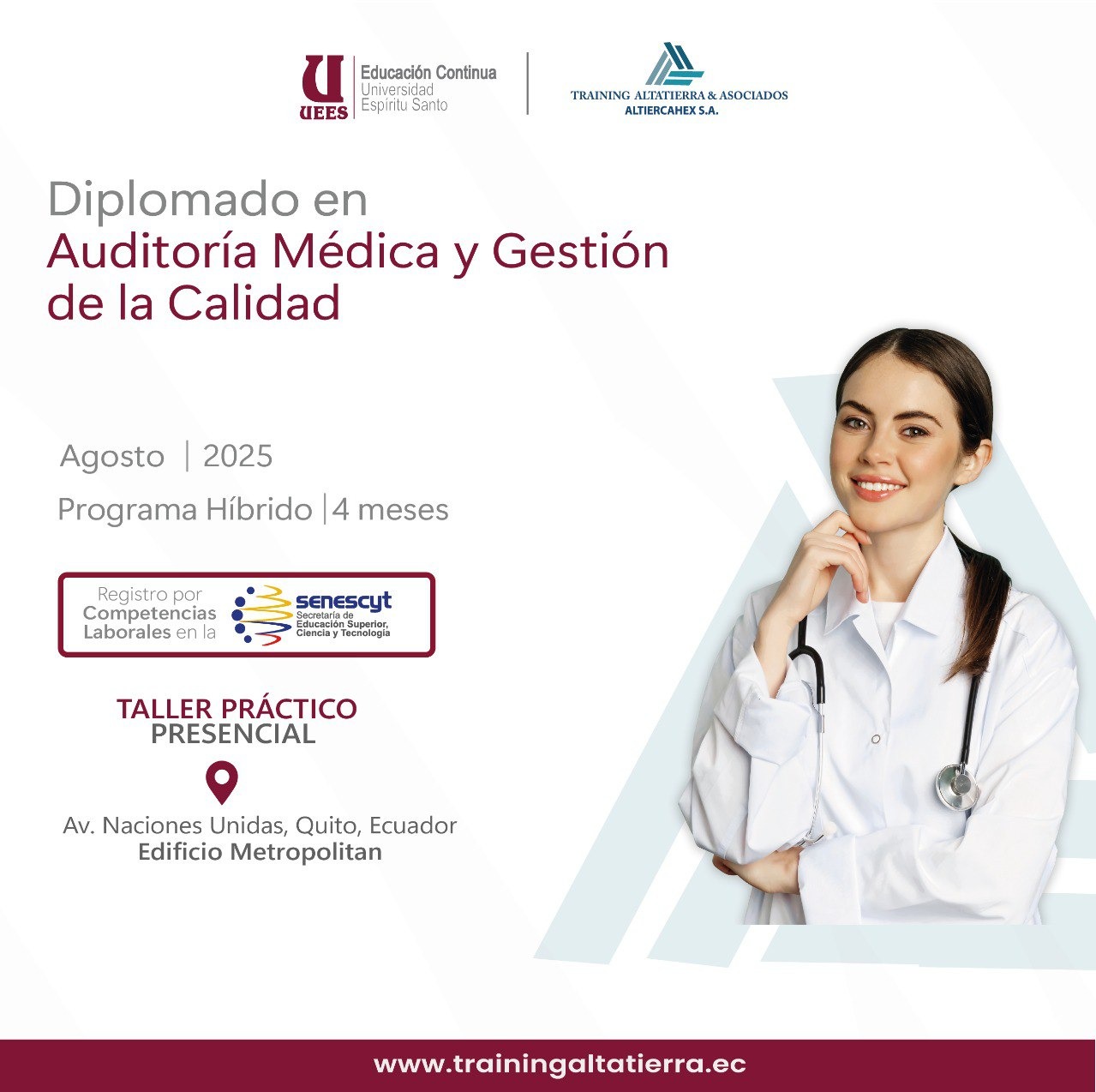 DIPLOMADO EN AUDITORÍA MEDICA Y GESTIÓN DE LA CALIDAD